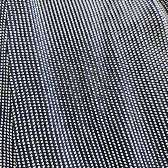 Vintage Ann Taylor Checked High Waisted Pleated Wide Leg Relaxed Trouser Pant 14 - Picture 10 of 11